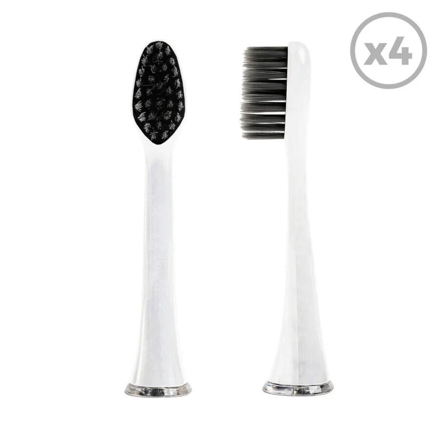 końcówki carbon białe x4