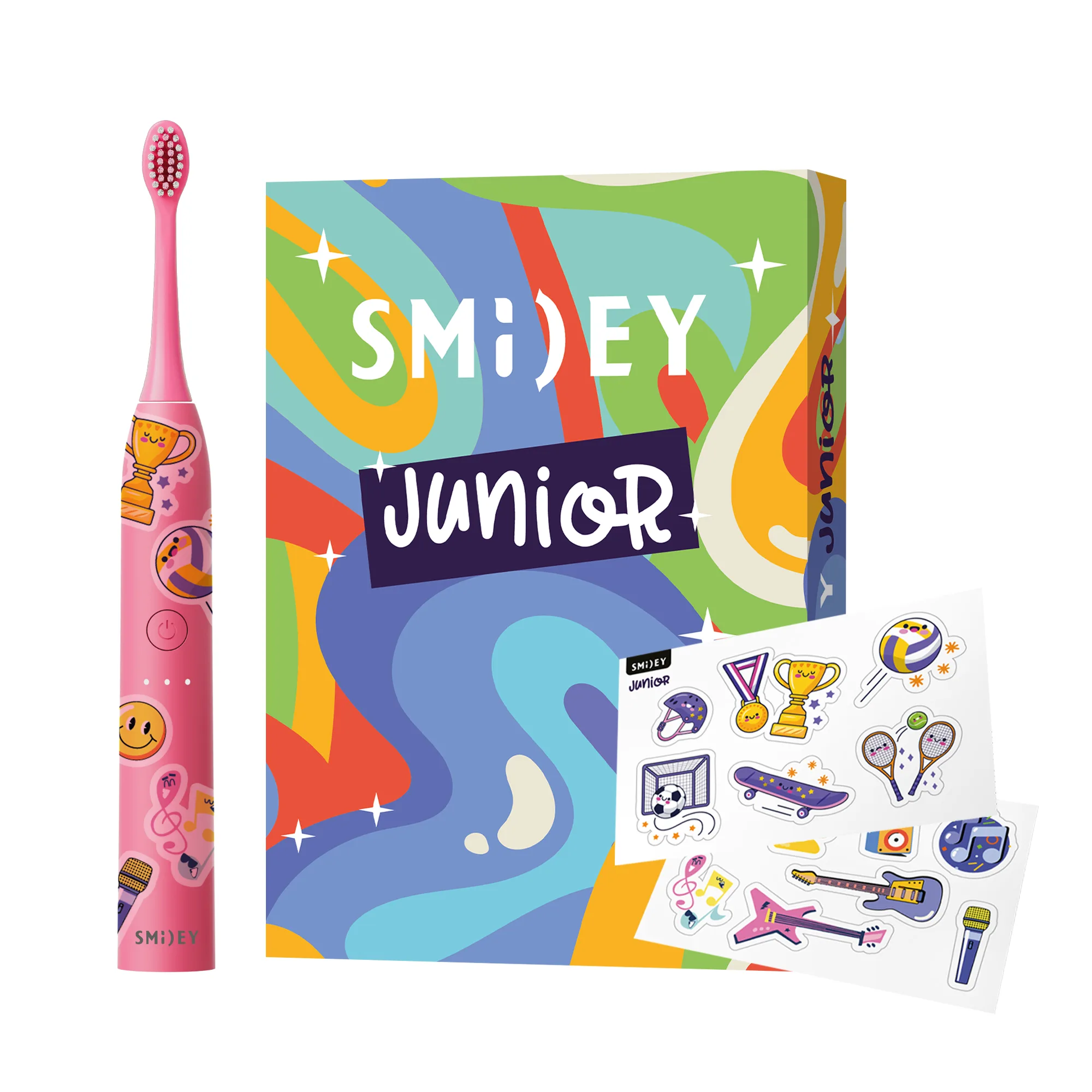 Szczoteczka Soniczna Smiley Junior 7+ lat Różowa