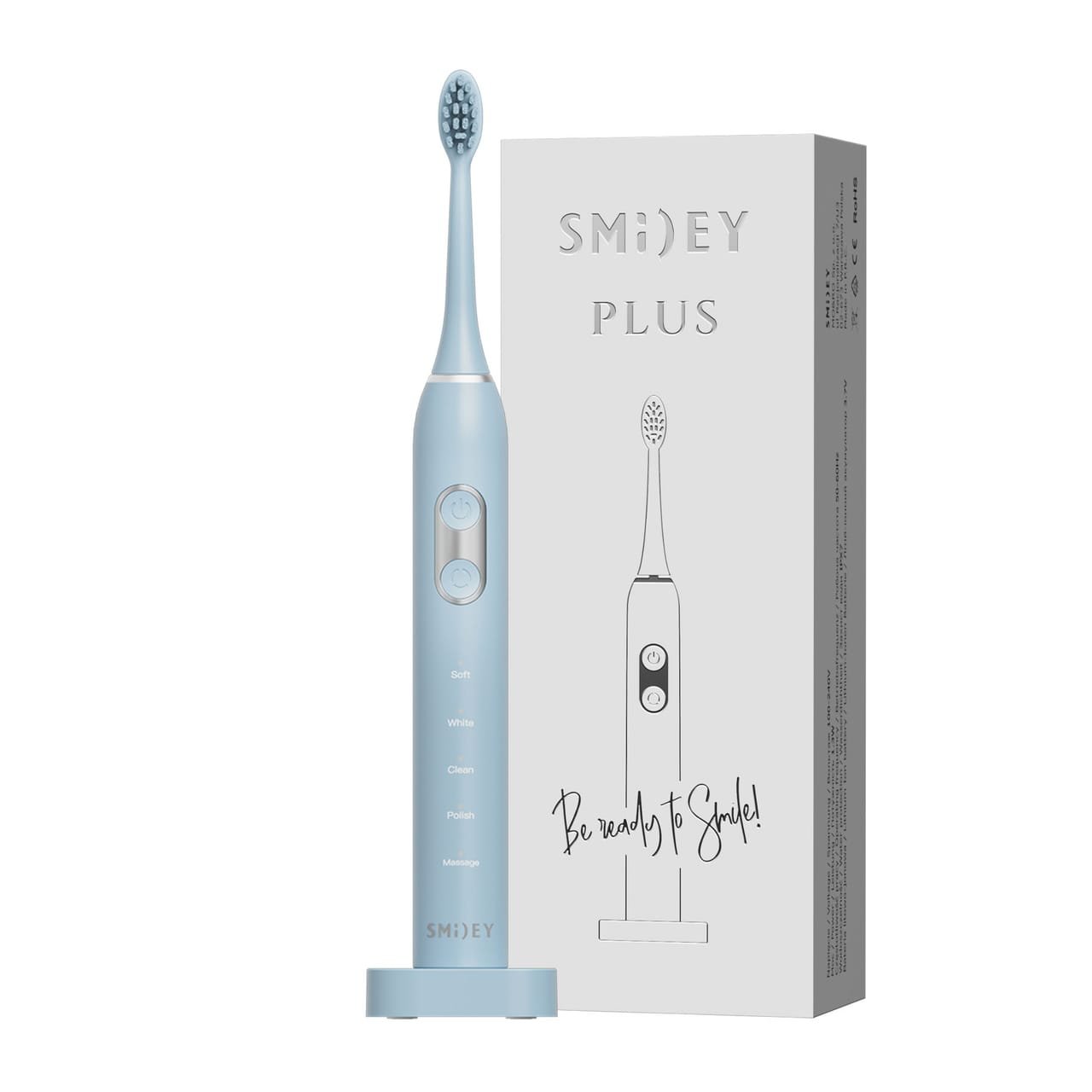 Szczoteczka Soniczna Smiley Plus Niebieska