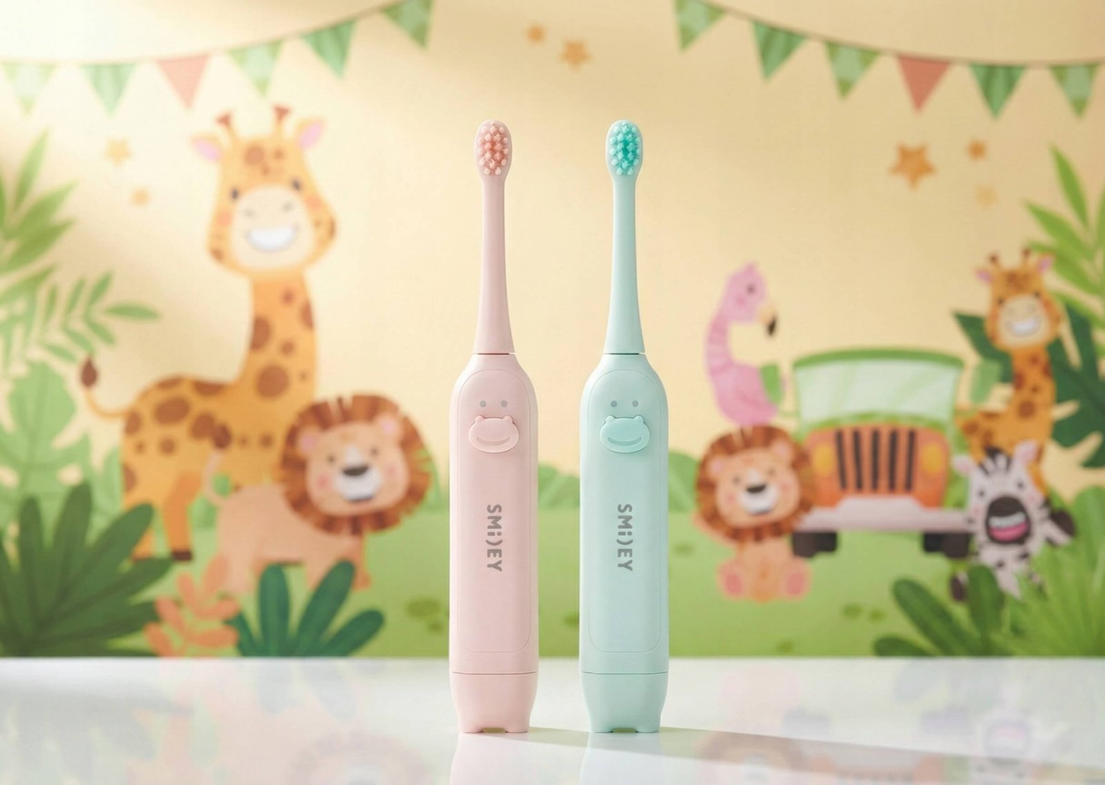 Szczoteczka Soniczna Smiley Baby Dla Niemowląt 0-3 Lat Różowa - obrazek 9