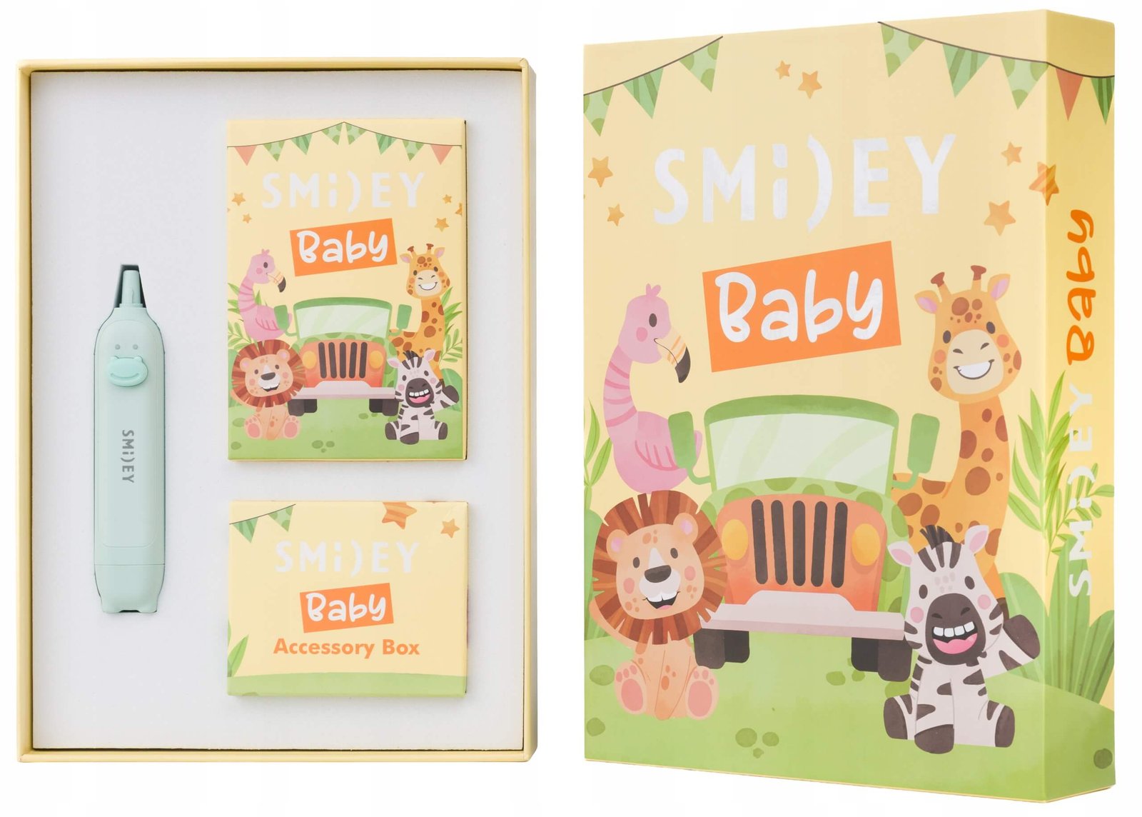 Szczoteczka Soniczna Smiley Baby Dla Niemowląt 0-3 Lat Zielona - obrazek 7